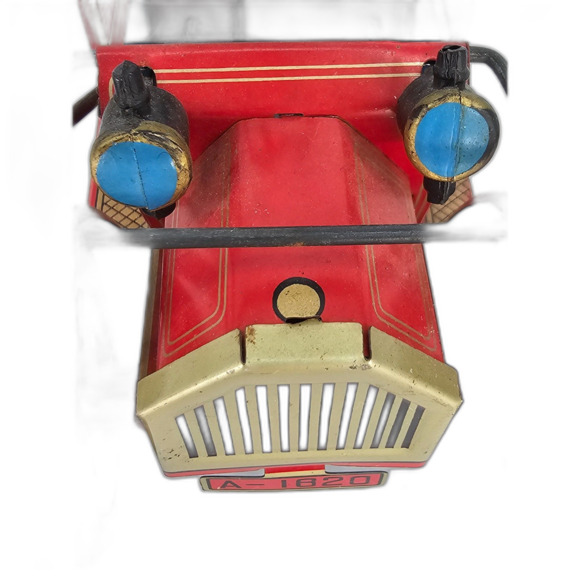 Vintage Lever Action Modern Toy Car Bright Red Made in Japan - Picture 8 of 13